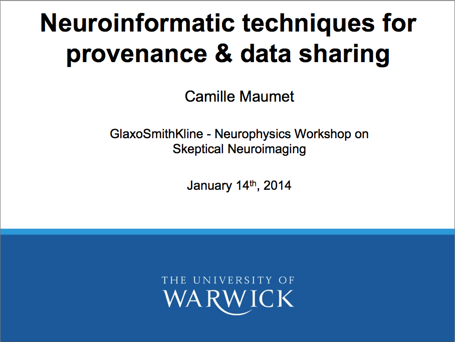 Workshop on Skeptical Neuroimaging, Imperial College London, UK, January 2014